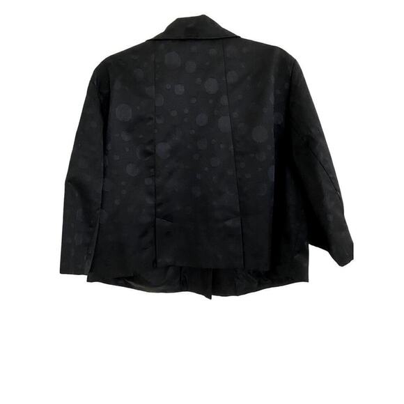 Spenser Woman Black Cropped Polka Dot Blazer _ Size 1X (EUC) - Picture 3 of 4